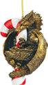 Gothic Dragon with a Candy Cane Sweet Tooth Christmas Tree Ornament, 4 Inch, Single...