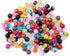RUBYCA Assorted Mixed Round Druk Crackle Czech Crystal Glass Beads for Jewelry Making (8mm, 100pcs)...
