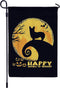 Halloween Garden Flags, Halloween Decorations, Halloween Gifts, Garden Flags 12x18 Double Sided, Happy Halloween Dog Yard Flag, Corgi Gifts for Co...
