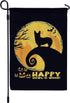 Halloween Garden Flags, Halloween Decorations, Halloween Gifts, Garden Flags 12x18 Double Sided, Happy Halloween Dog Yard Flag, Corgi Gifts for Co...
