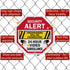 SmartSign Security Alert Sign - Trespassers Will Be Prosecuted, Video Surveillance 24 Hour Sign | 10x10 Octagon Metal, Reflective Aluminum, Outdoo...