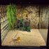 PINVNBY Resin Classical Castle Reptile Habitat Decorations Lizard Hideouts Cave Terrarium Realistic Details Ornament Aquarium Accessories for Cham...