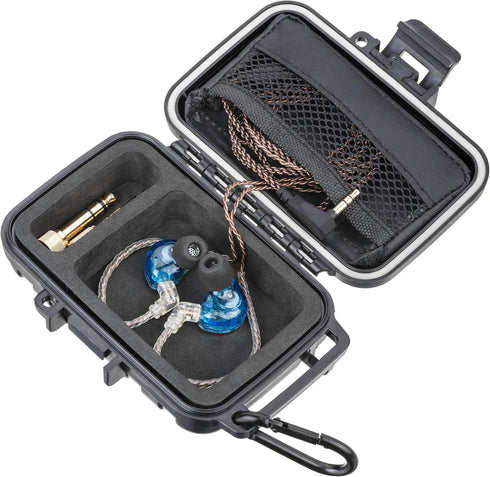 New in Ear Monitor Hard Case - IEM/KZ ZS10/ZS10 Pro/ZSN/ZST/ZEX/AS10/AS16/ZSN Pro X/YINYOO CCZ Melody Compact - GIGCASE™...