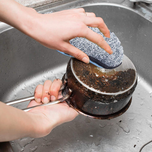 Multi-Purpose Scrub Sponges for Kitchen by Scrub- it - Non-Scratch Microfiber sponge along with Heavy Duty Scouring power - Effortless Cleaning of...