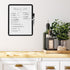 Mr. Pen- Dry Erase Board, 14” X 11” with a Black Dry Erase Marker, Black Frame, Small White Board, Small Dry Erase Board for Fridge, Dry Erase Boa...