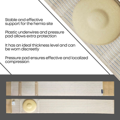 Hernia Belts for Men & Women offering reliable support, Abdominal Binder Men for recovery, Hernia Belt for Women with a secure fit, Belly Belt for...