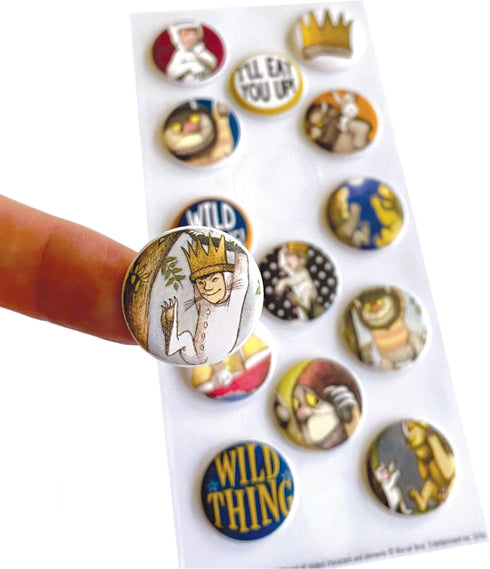 Paper House Productions Where The Wild Things Are Die-Cut & 3D Puffy Sticker Fun Pack for Crafts, Scrapbooking & Collecting...