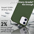 IceSword iPhone 12 Mini Case - Matte Dark Green, Thin Silicone, Gel Rubber, Shockproof, 5.4" - Dark Green...