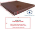 Dogbed4less 1 Pack Internal Duvet Case Waterproof Zipper Dog Bed Cover for Small Medium 35"x20"X4" Memory Foam Pad Pet Bed - 39"X24" FLAT...
