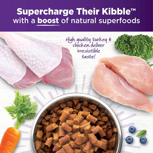Wellness Tender Toppers (Previously Core Bowl Boosters), Grain-Free Natural Dog Food Toppers or Mixers, Made with Real Meat (Turkey & Chicken, 8 o...