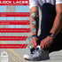 Lock Laces - Elastic No Tie Shoelaces 1 Size Fits All for Kids Adults Tieless Shoe Laces Tennis Shoes Sneakers...