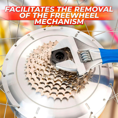 Bike Freewheel Removal Tool - Bicycle Cassette Removal Tool Bicycle Sprocket Remover & Install Tool - Free Wheel Removing Tool Cassette Lockring T...