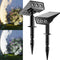 SUPERDANNY Solar Spot Lights Outdoor, Warm/White Light 4 Modes Bright Outside Solar Lights, IP65 Waterproof Landscape Spotlights for Yard, Garden,...