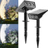 SUPERDANNY Solar Spot Lights Outdoor, Warm/White Light 4 Modes Bright Outside Solar Lights, IP65 Waterproof Landscape Spotlights for Yard, Garden,...