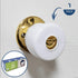 4-Pack Childproof Door Knob Covers - Easy to Install Child Safety Door Knob Cover with No Tools Needed - Reusable, White Baby Proof Door Knob Cove...