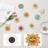 Tontut 8 Pcs Diamond Painting Magnet Fridge Stickers, Diamond Art Kits Floral Smiley Face Fridge Stickers, Diamond Art Crafts for Adult Beginners,...