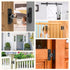 90 Degree Flip Barn Door Lock, Sturdy 304 Stainless Steel Gate Latch, Home Security Sliding Door Lock Best for Barn, Bathroom, Bedroom, Cabinet, G...