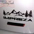 Mountain and Pine Trees Decal for Car Trunk, Camper Van, Truck Forest Vinyl Bumper Sticker | Vehicle Badge Overlay Body Emblem Graphic...