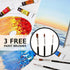24-Color Acrylic Paint Set (12 ml) With 3 Brushes - For Canvas, Paper, Wood, Rock, Ceramic & Fabric...