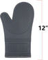Yutat Silicone Oven Mitts, Oven Gloves with Non-Slip Silicone, 600 Degree Heat Resistant, Soft Cotton Lining, Waterproof and BAP-Free, Oven Mitts ...