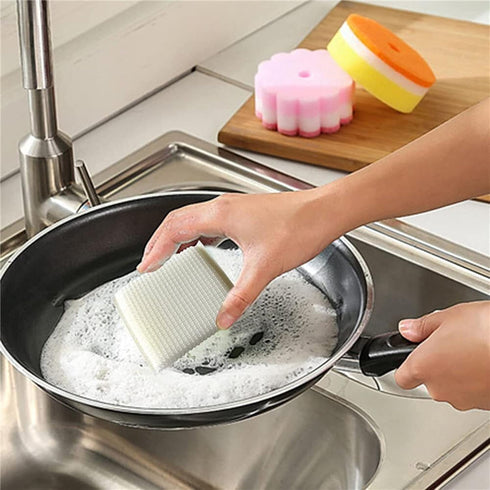 Multi-purpose Scouring Pad by Scrub-It - Non-Scratch Cleaning Dobie Pads for Pots, Pans, DIshes, Utensils & Non-Stick Cookware - Sponge Scrubbers ...