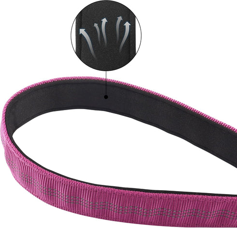 YAODHAOD Short Dog Leash,13 Inch Short Traffic Leashes for Dogs, Heavy Duty Short Training Leash with Comfortable Padded Handle and Highly Reflect...