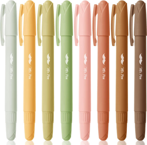 Mr. Pen- Gel Highlighter, 8 Pack, Earthy Colors, Bible Highlighters No Bleed, No Bleed Highlighters, Bible Highlighter, Bible Markers, Gel Highlig...
