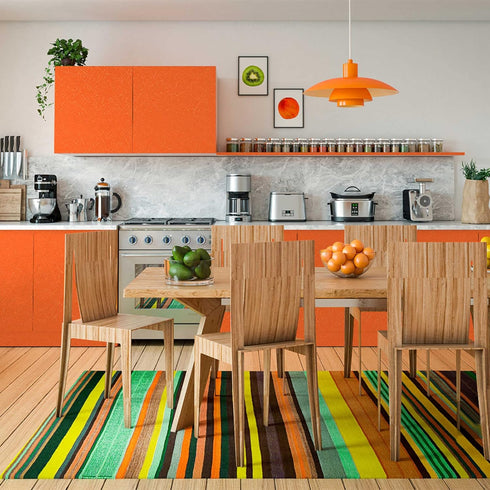 Abyssaly Orange Peel and Stick Wallpaper Removable Self Adhesive Wallpaper 15.7" X 118" Embossed Silk Textured Wallpaper Home Decorativon for Cabi...