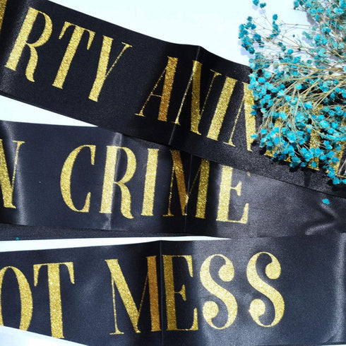 Birthday Gifts Sash Set Birthday Queen Women Birthday Party Supplies Fun Party Favors Decorations...