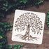 FINGERINSPIRE Tree of Life Stencils Template 11.8x11.8inch Plastic Tree Pattern Drawing Painting Stencils Square Reusable Stencils for Painting on...