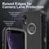 for iPhone XR Case, Military Grade 3 in 1 Heavy Duty Shockproof/Drop Proof/Dust Proof Case with 2Pcs Tempered Glass Screen Protector (Black/Grey)....