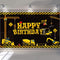 Tatuo Construction Theme Birthday Banner - 6.1 x 3.6 ft Photography Party Supplies Dump Truck Party Decoration for Kids Boys Birthday Background H...