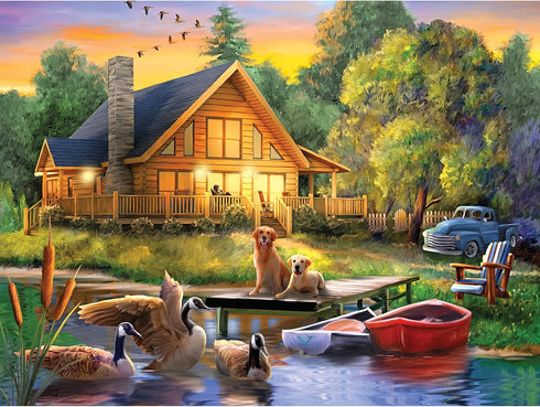RoseArt - Puzzle Collector - Guardians of The Lake - 1000 Piece Jigsaw Puzzle for Adults...