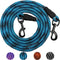MayPaw 8FT/10FT Dog Tie Out/Check Cord, Heavy Duty Nylon Rope Training Leash, 3/8-Inch Dog Tether for Strong Small Medium Large Dogs Indoor/Outdoo...
