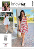 Know Me Misses' Baby Doll Dress Sewing Pattern Kit, Design Code ME2039, Sizes 6-8-10-12-14...