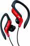 JVC HAEB75R Sports Clip Headphone, Red, Small...
