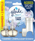 Glade PlugIns Refills Air Freshener Starter Kit, Scented and Essential Oils for Home and Bathroom, Clean Linen, 1.34 Fl Oz, 1 Warmer + 2 Refills...