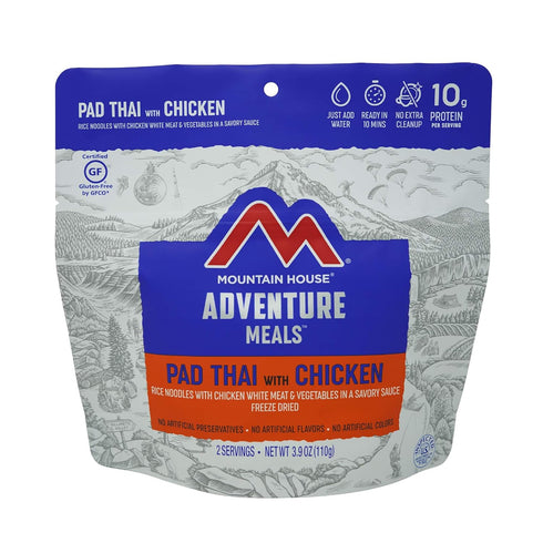 Mountain House Pad Thai with Chicken | Freeze Dried Backpacking & Camping Food |2 Servings | Gluten-Free...