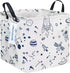 LANGYASHAN Square Storage Baskets Waterproof Canvas Children Laundry Nursery Hamper for Shelves Gift Baskets Toy Organizer Room Decor (Square spac...