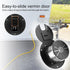 RV 5-inch Round Electric Cable Hatch for 30 and 50 Amp Cords (Black)...