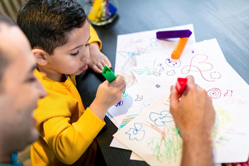 Crayola My First, Tripod Washable Markers for Toddlers, 8ct...