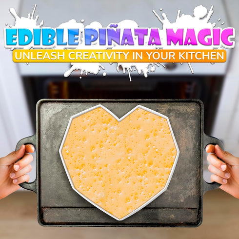 Breakable Heart Mold – Flexible Heart Molds Silicone for Baking & Freezing, Heat-Resistant Cake Mold (7.3"x6.5"x2.2") – Easy Demolding, Designed f...