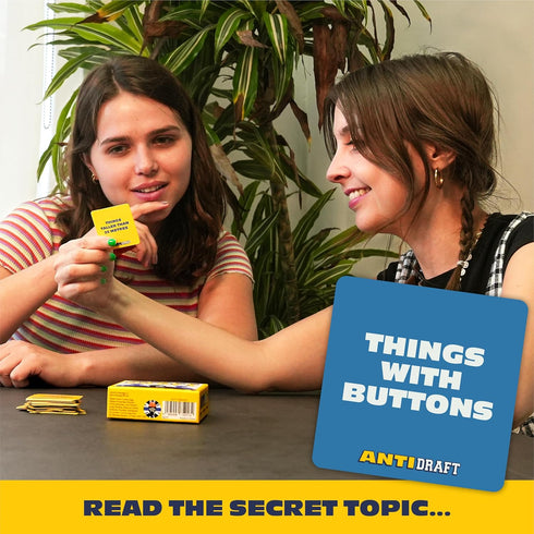 Exciting Anti Draft Party Game - Fun Family Board Games for Adults and Teens - Popular Group Games for Family Game Night - Challenging Guessing Ga...