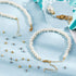 arricraft 60 Pcs Brass Crimp Beads, Loose Rondelle Spacer Beads Metal Irregular Shape Crimp Charms Accessories for Bracelet Necklace Jewelry Makin...