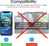 amFilm Glass Screen Protector Compatible with iPhone 12 Mini 5.4" Display, 2020, with Easy Installation Tray, Tempered Glass, 3 Pack...