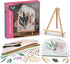 Craft Crush DIY String Art Craft Kit - Floral Interior Design DIY Activity for Teens & Adults - Complete String Art Kit with Embroidery Thread, Fo...