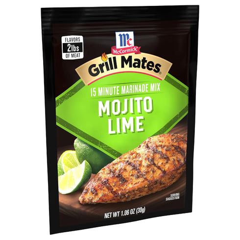 McCormick Grill Mates Mojito Lime Marinade Mix, 1.06 oz (Pack of 12)...
