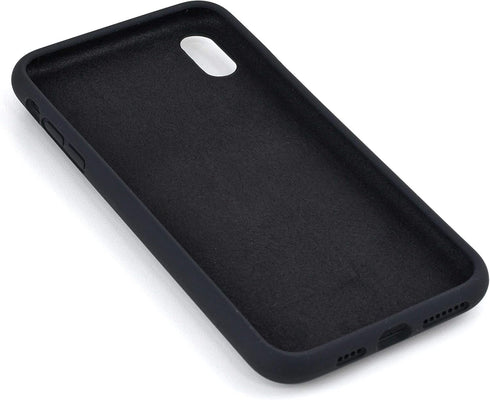 Dockem Silicone Wallet Case for iPhone Xs Max (6.5"): Protective Card Case with Built-in Metal Plate for Magnetic Mounting & 2 Credit Card Holder ...