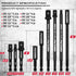 9-Piece Impact Socket Adapter Set, 1/4" 3/8" 1/2" Driver Socket Adapter, Power Drill Bit Extension, Magnetic Screwdriver Bit Holder, Socket Wrench...