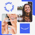 Retainer Case & UV Cleaner - Portable Dental Holder for Invisalign, Mouth Guard, Aligners, Dentures, Night Guard - White & Red...